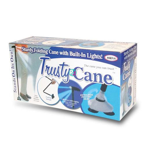 Real Reliable Stick, un stick pliabil, durabil, negru, cu un vârf ușor încorporat