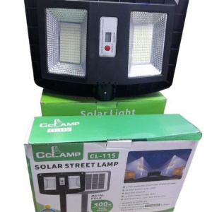 Lampă Stradală LED Solară CcLamp 300W cu Senzor de Mișcare - Img 2