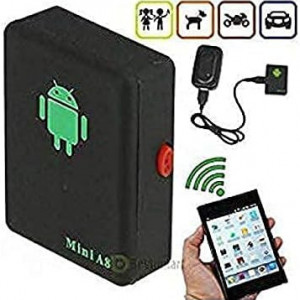 Mini A8 GPS Tracker, Localizare GPS, MicroSD, SIM, GPRS, Negru - Img 1