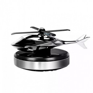 ODORIZANT AUTO CU INCARCARE SOLARA, BAZA ANTIDERAPANTA, ULEI ESENTIAL SI PIPETA INCLUSE, MODEL ELICOPTER - Img 1
