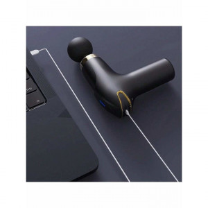 Pistol Masaj Fascial Gun Pro, KH-920, 3200 RPM, 8 capete, Fara fir, Turcoaz - Img 2