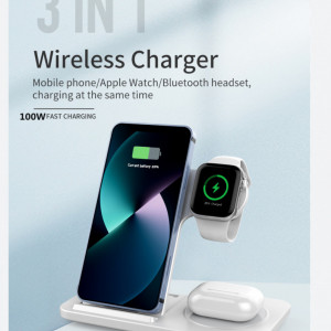 Suport de încărcare fãrã fir rapid de 100W pentru iPhone - Img 1