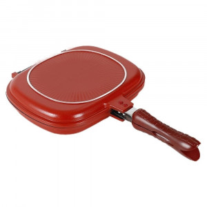 Tigaie Dublă - Suprafață Antiaderentă, Non-Stick, 32 cm - Img 2
