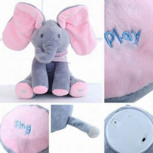 ELEFANT INTERACTIV DIN PLUS- VORBESTE, CANTA SI FLUTURA URECHILE ROZ - Img 2