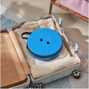 Scaun Taburet Telescopic Curcubeu Albastru - Compact și Ușor de Transportat - Img 3