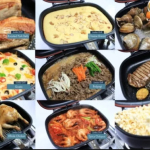 Tigaie Dublă - Suprafață Antiaderentă, Non-Stick, 32 cm - Img 6