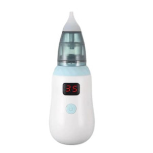 Aspirator Nazal Electric, pentru Copii, Trei nivele, pentru nas si urechi, Cu ecran LED, Alb, Isobel - Img 1