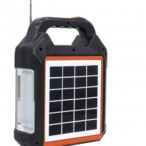 Kit Solar Portabil Miromoto® cu Bluetooth/FM/TF/USB și Lanternă LED - Img 1