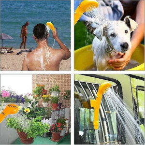 Dus portabil, pompa Mencoza™, 3.5l/min, pentru camping, drumetii, spalat masina sau animale, alimentare auto DC 12V - Img 7