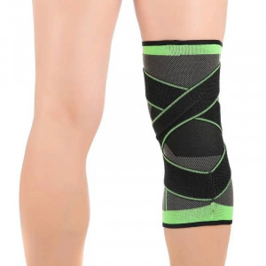 GENUNCHIERE TEXTIL Bandaj pentru genunchi elastic - Img 1