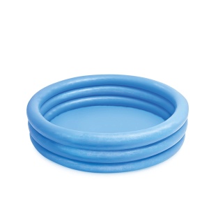 Piscina Gonflabila Intex pentru copii - Crystal Blue, cu 3 Inele, 114 x 25 cm - Img 1