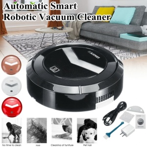 Robot Aspirator Smart Ximei + Selfie Ring Light Negru - Compact și Eficient - Img 2