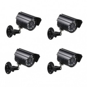 SISTEM SUPRAVEGHERE CCTV - KIT DVR 4 CAMERE EXTERIOR/INTERIOR, CU HDMI, INTERNET, INFRAROSU - Img 2