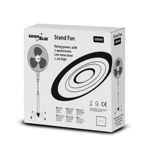 Ventilator de Podea GreenBlue GB560 - Alb, Putere și Eficiență - Img 2