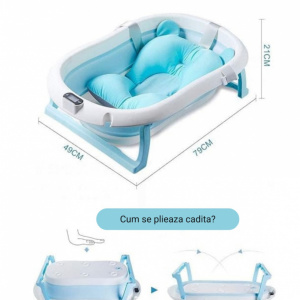 Cadita Bebelusi - Confort și Siguranță pentru Baia Micuțului Tău - Img 2