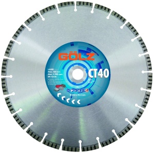 CT40-350mm diametru exterior. Disc profesional premium pentru taiere beton