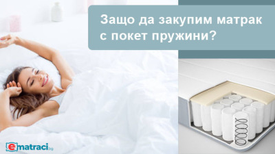 Матраци с покет пружини - предимства