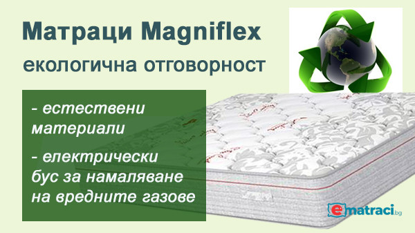 Матраци Magniflex - екологична отговорност