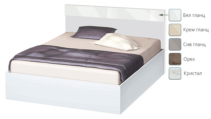 Легло Хай с табла Хай и бленда - избор на цвят