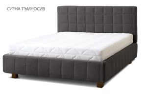 Легло Quadro - Сиена Тъмносив