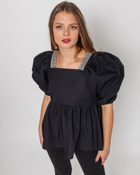 Bluza Privește înainte (negru) - Img 7
