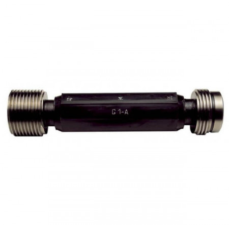 Calibru tampon GAZ cilindric filetat pt interior „TRECE / NU TRECE” T048, 5/8 ÷ 14 TPI, Fervi