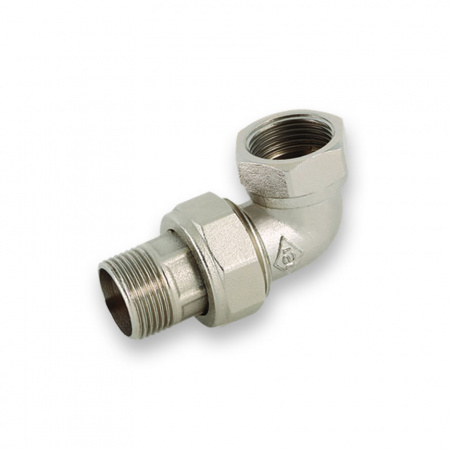 Cot cu racord olandez din alama cromata FI-FE 3/4", KAS