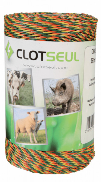 Fir CM 4 orange-verde-galben 250 m, cod 47 000 962, Clotseul