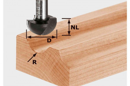 Freză tip cupă HW S8 R4, Festool