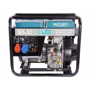 Generator de curent diesel 7.5 kW, KS 9102HDE-1/3 ATSR (Euro 2) - Konner and Sohnen