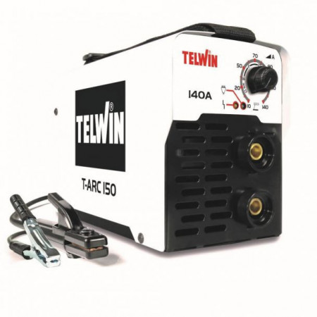 Invertor sudura MMA Telwin T-ARC150ACX, 140 A, electrozi 1.6-3.2 mm, cu accesorii