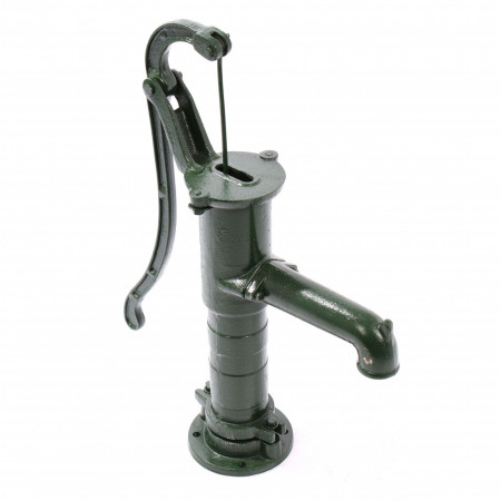 Pompa manuala pentru gradina Hydrosystems Nostalgie 0940105, apa potabila, verde, fonta, H 66 cm