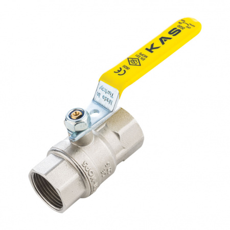 Robinet de trecere apa cu bila si maner fluture, FI-FE, PN40 1", KAS