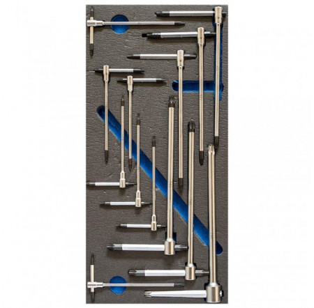 Set 11 chei torx in "T" TM01/009, Fervi