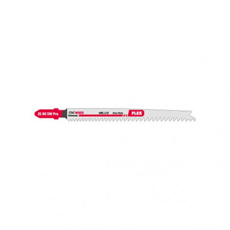 Set 5 lame pentru fierastrau pendular Flex 490172, JS 90 SW PRO VE 5, pentru lemn moale, coada tip T, 90 mm