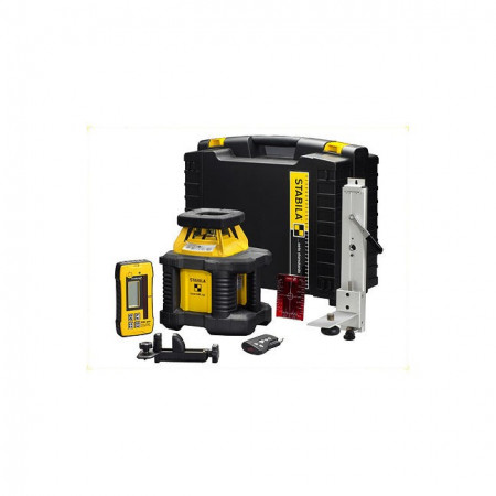 Set nivela laser Stabila LAR 250 rotativ orizontal si vertical +trepied 220cm+rigla 240cm