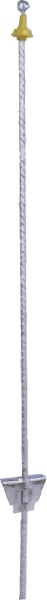 Stâlp flexibil oval PO-ID 1,05 m cu izolator, cod 07 000 012, Clotseul