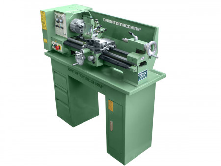 Strung de banc Newton 20 plus extra de Damatomacchine, Strung pentru prelucrare metal cu distanta intre centre de 560 mm, diametrul maxim al piesei de prelucrat pe banc de 220 mm , 750 W