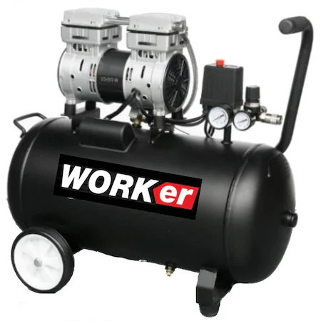 Technoworker Compresor KS750- 50 L, 1.0 CP, 132 l/min
