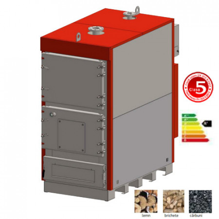 Cazane cu putere mare cu functionare pe combustibil solid (Termostat cu lant), Thermostahl PROFI WOOD STANDARD 400