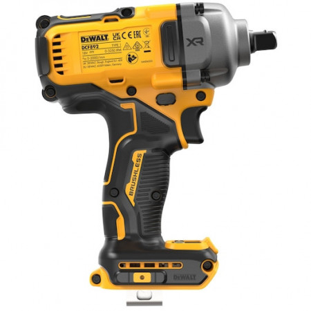 Cheie cu percuție fără perii 18 V XR de 1/2" cu știft de fixare pentru gama medie - Unitate goală, DeWalt