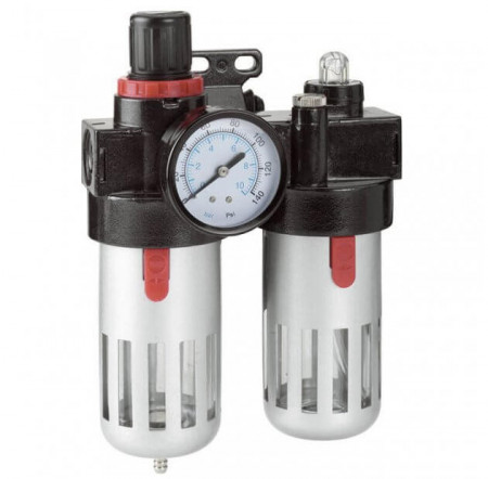 Filtru reductor de presiune cu gresor 0777/3, Fervi