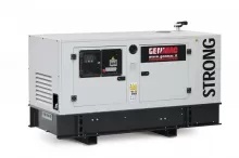 Generator insonorizat GENMAC Strong G60IS putere maxima 66 kVA 400V motor Iveco