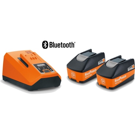 Set pachet "Starter High Power", 2 buc. acumulatori 18V / 5,2 Ah şi încărcător ALG80BC, 92604325010, Fein