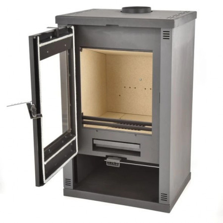 Soba Semineu HECHT SOLIS GREY 9 kW pentru lemne si bricheti