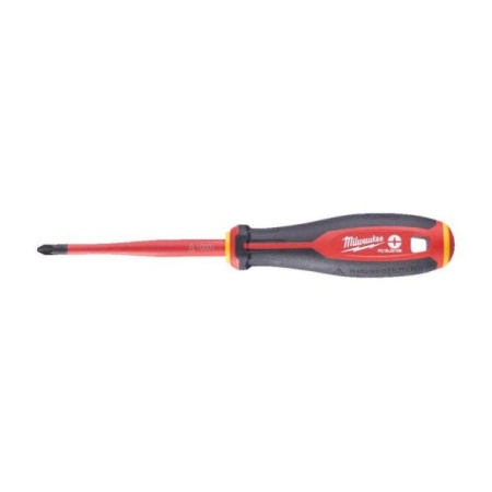 Surubelnita izolata VDE, PZ/SL2 x 100 mm, maner Tri-Lobe, MILWAUKEE®