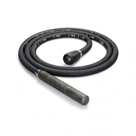Arbore flexibil cu cap vibrant Wacker Neuson IRflex 38/230/5, lungime 5 m, cap vibrant 38 mm, compatibil cu convertizor din gama Fuflex