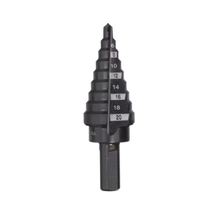 Burghiu in trepte, 4.0-20mm, 2mm per treapta, MILWAUKEE®