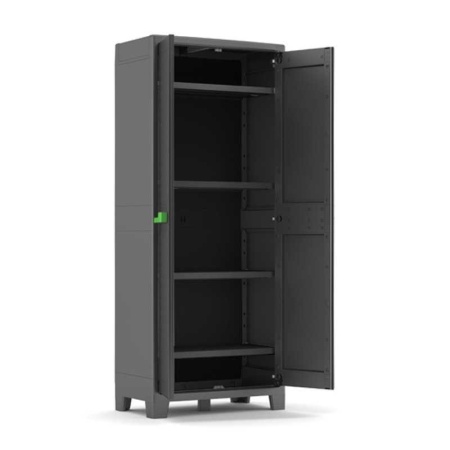 Dulap 4 polite graphite Keter High Moby 80x44x182 cm