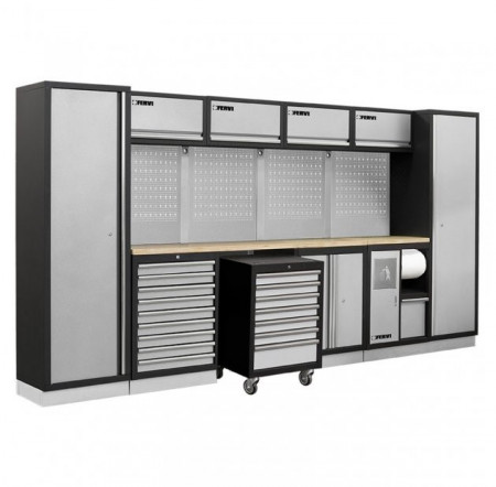 Dulap de atelier modular A007P, Fervi